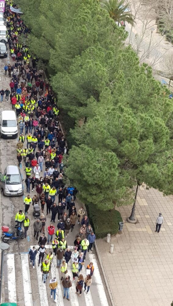 Manifestación en Puertollano