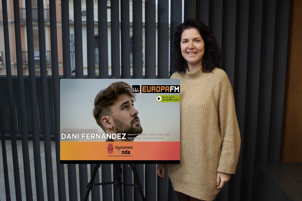 Dani Fernández en concierto con Europa FM en Onda el próximo 7 de abril Dani Fernández en concierto con Europa FM en Onda el próximo 7 de abril