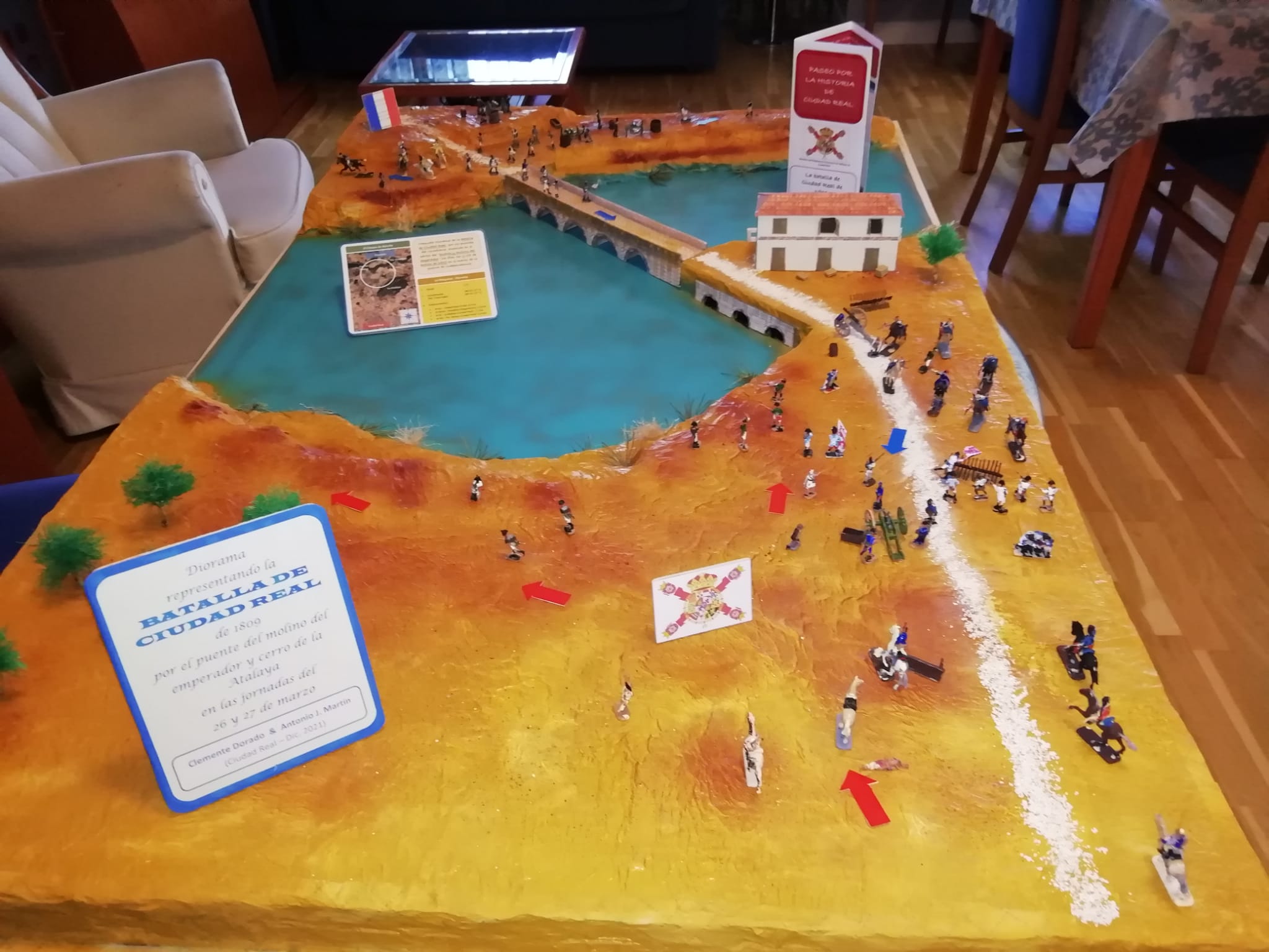 Una maqueta recrea la Batalla de Ciudad Real de 1809 Una maqueta recrea la Batalla de Ciudad Real de 1809
