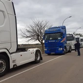 Una anterior movilización del sector del transporte en Ciudad Real Una anterior movilización del sector del transporte en Ciudad Real