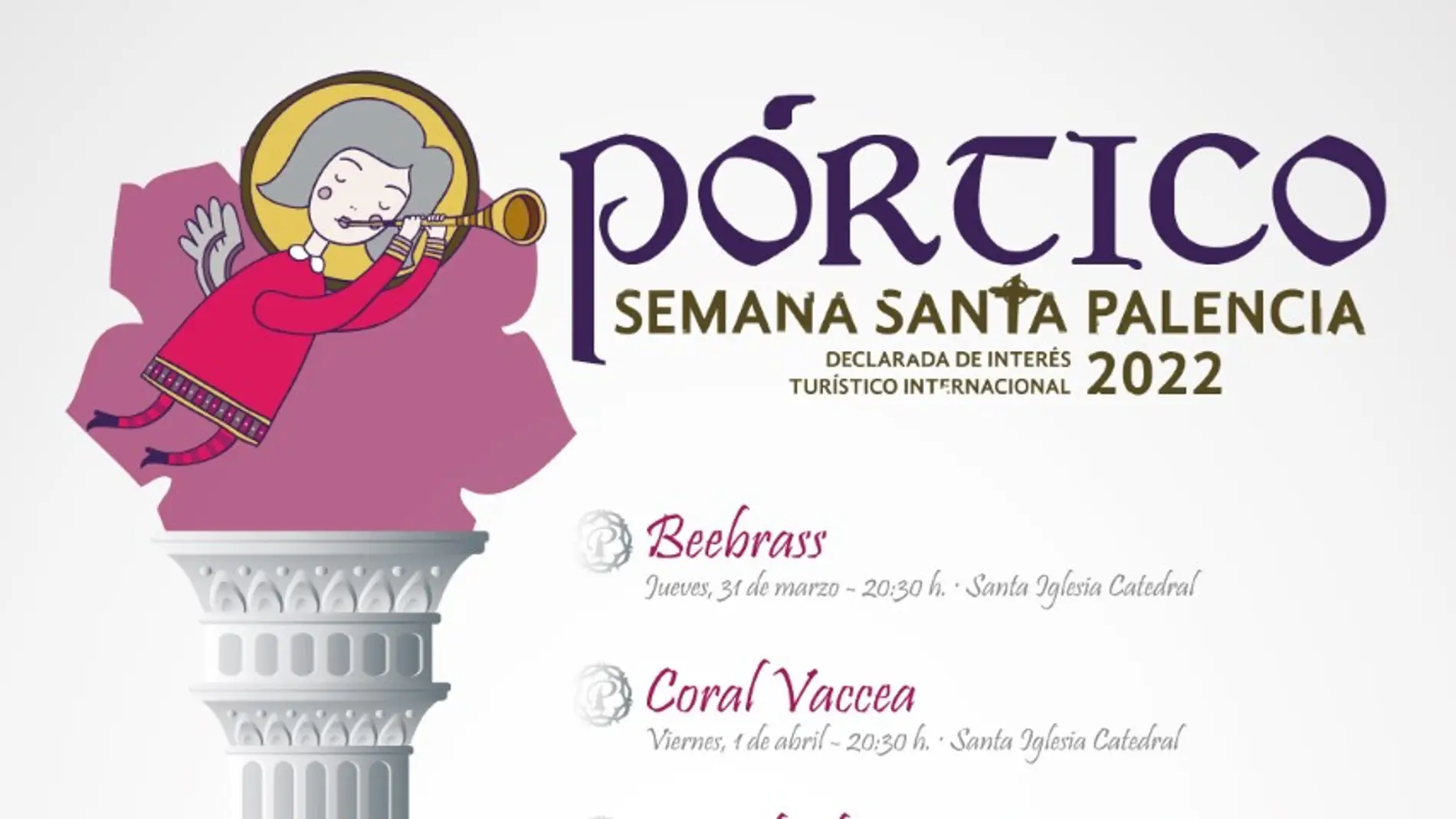 Siete actividades conforman el Pórtico de Semana Santa de Palencia