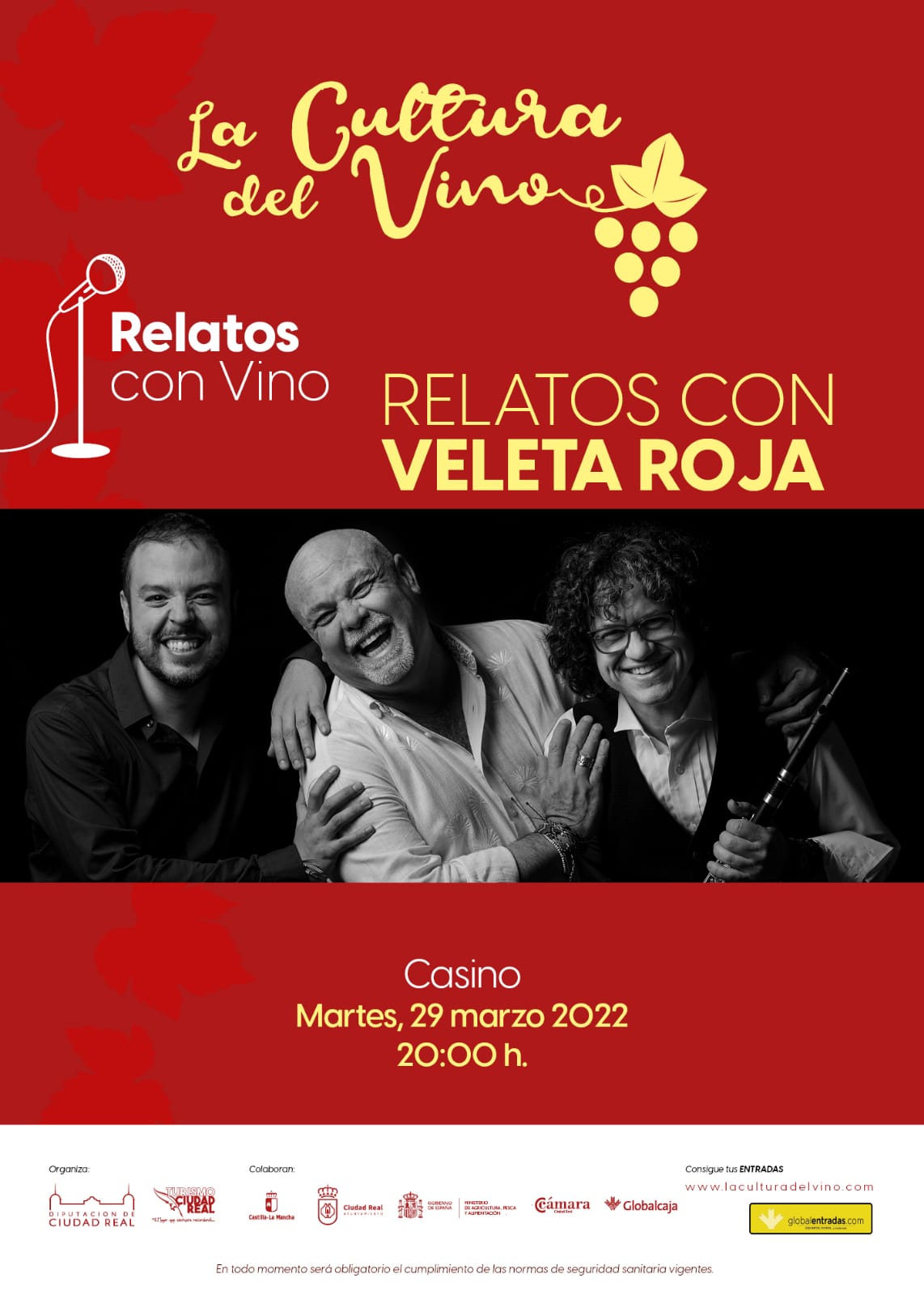 Veleta Roja protagoniza hoy en el Casino la Cultura del Vino Veleta Roja protagoniza hoy en el Casino la Cultura del Vino