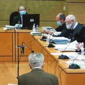 El forense durante su declaración en la vista oral El forense durante su declaración en la vista oral