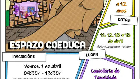 Actividades infantís do espazo Coeduca durante a Semana Santa Actividades infantís do espazo Coeduca durante a Semana Santa