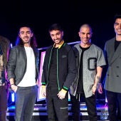 Jay McGuiness, Nathan Sykes, Tom Parker, Max George y Siva Kaneswaran 