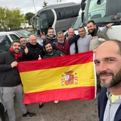 Miembros que fueron en el primer convoy desde Pozuelo a Ucrania Miembros que fueron en el primer convoy desde Pozuelo a Ucrania