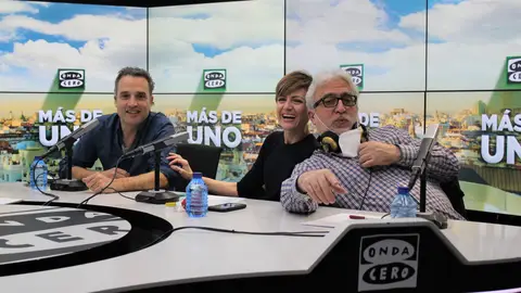 Daniel Guzmán con Sara Escudero y Leo Harlem Daniel Guzmán con Sara Escudero y Leo Harlem