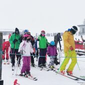 Esquiadores en Candanchú este invierno