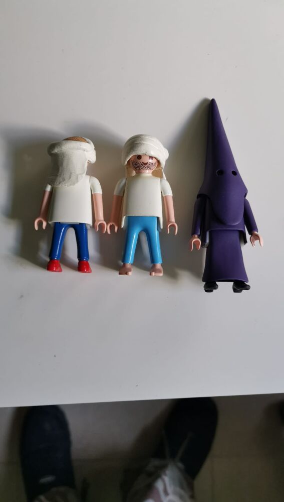 Nazarenos y costaleros Playmovil por encargo