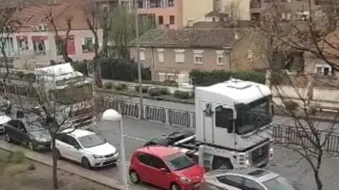 Marcha camiones en Toledo Marcha camiones en Toledo