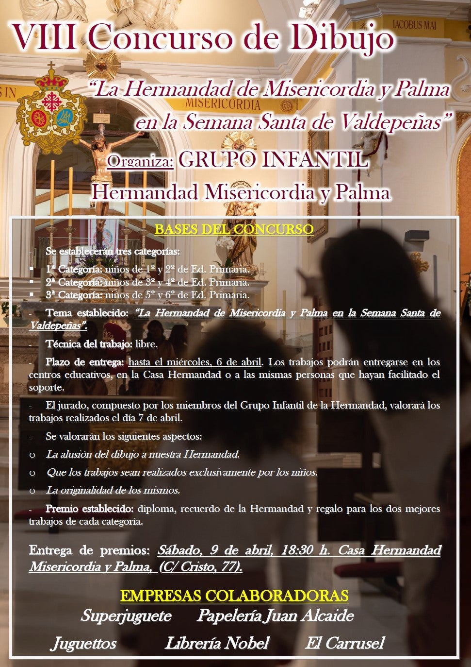 La Hermandad de Misericordia y Palma recupera una primera cita de cara a Semana Santa La Hermandad de Misericordia y Palma recupera una primera cita de cara a Semana Santa