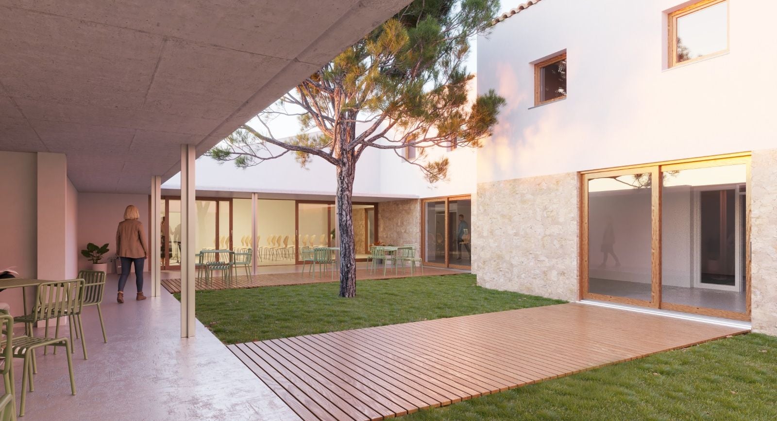 Comienzan las obras para convertir las antiguas casas de los maestros en Hogar del Pensionista Comienzan las obras para convertir las antiguas casas de los maestros en Hogar del Pensionista