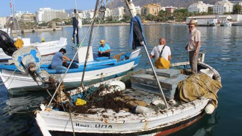 Pescadores en Marbella