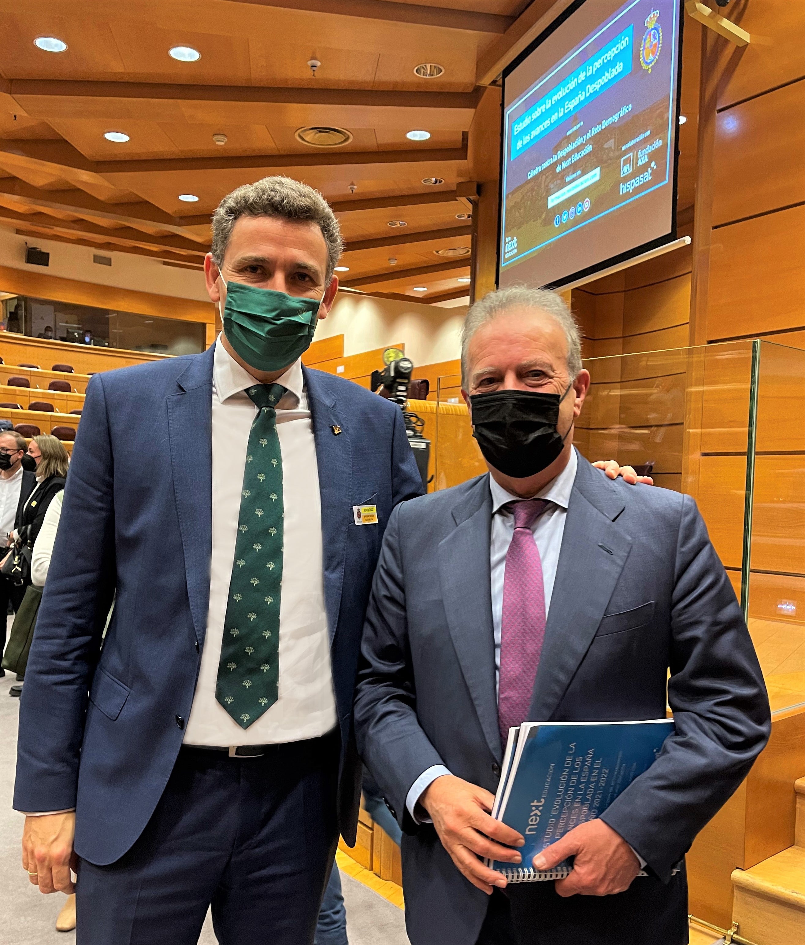 Eurocaja Rural apoya en el Senado la presentación de un informe contra la despoblación Eurocaja Rural apoya en el Senado la presentación de un informe contra la despoblación