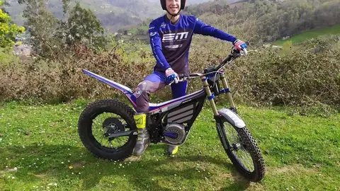 Rodrigo Marchal, piloto de trial asturiano del equipo Electric Motion Rodrigo Marchal, piloto de trial asturiano del equipo Electric Motion