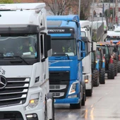 Imagen marcha lenta camioneros en La Solana Imagen marcha lenta camioneros en La Solana