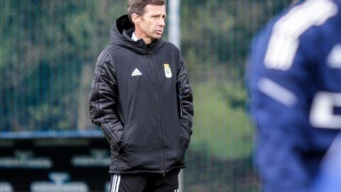 Jos&eacute; &Aacute;ngel Ziganda, en el campo de entrenamiento