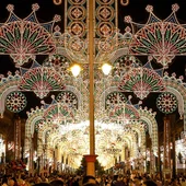 Imagen del alumbrado de la Feria de Jerez Imagen del alumbrado de la Feria de Jerez