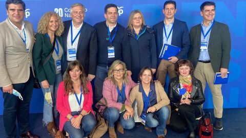 Representantes del PP de Ciudad Real en el Congreso Extraordinario