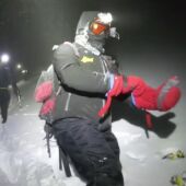 Imagen del rescate realizado por la Guardia Civil en San Emiliano (León). 
