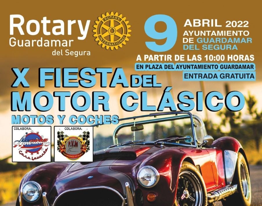La X Fiesta del Motor Clásico recaudará fondos para el IES Les Dunes de Guardamar La X Fiesta del Motor Clásico recaudará fondos para el IES Les Dunes de Guardamar
