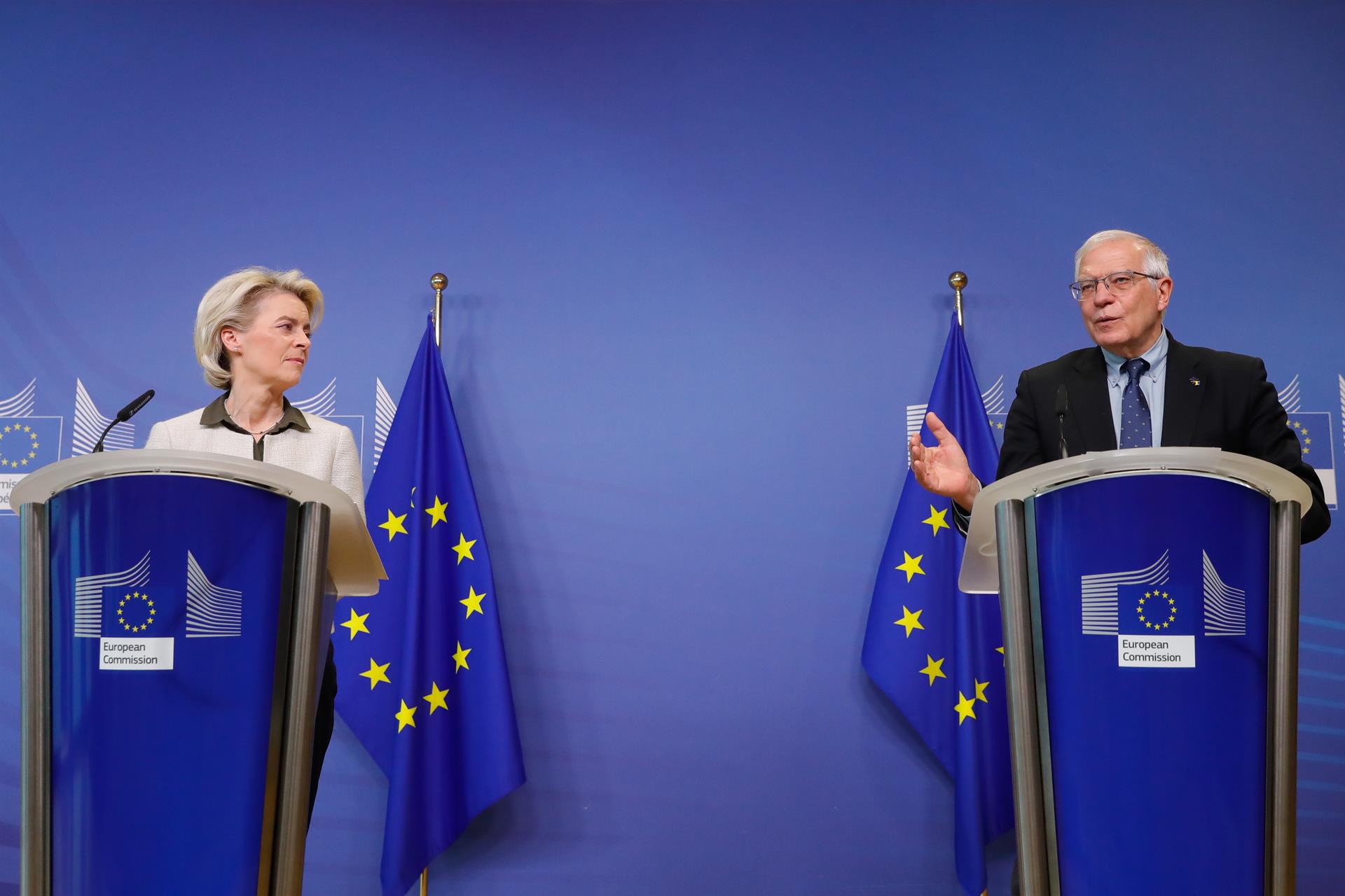 Von der Leyen y Borrell viajarán a Kiev esta semana Von der Leyen y Borrell viajarán a Kiev esta semana