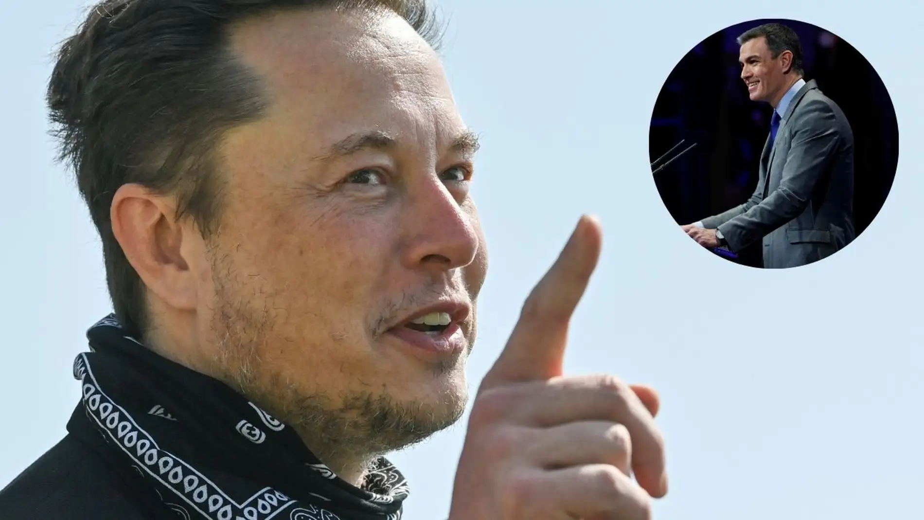 Montaje de Elon Musk y Pedro Sánchez | Foto: Getty Images / Efe | Montaje: Onda Cero