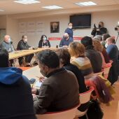 Primera reunión de la nueva dirección del PSOE de Gijón