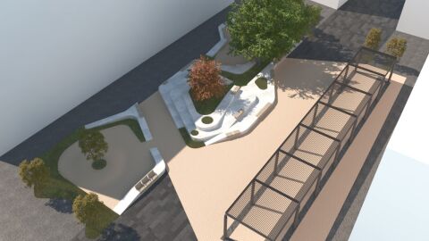 Aspecto que tendrá la Plaza Nueva Aspecto que tendrá la Plaza Nueva