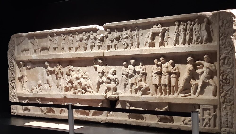 Friso funerario procedente de Pompeya 