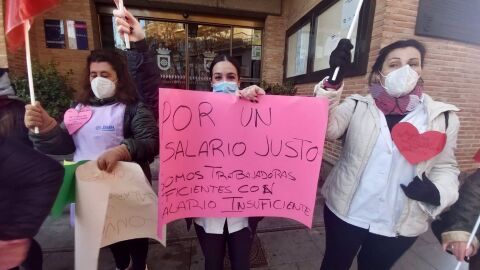 Las trabajadoras secundaron protestas en enero