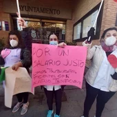 Las trabajadoras secundaron protestas en enero Las trabajadoras secundaron protestas en enero