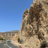 Desprendimiento de rocas de la carretera del Cañarete