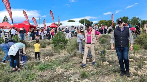 Plantación de árboles y arbustos autóctonos en Alicante 