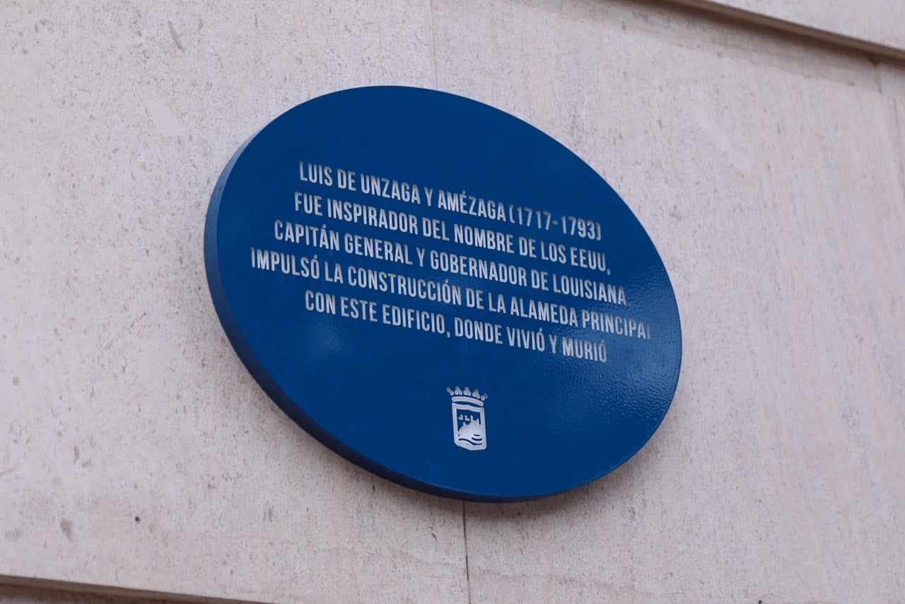 El Ayuntamiento homenajea a Luis de Unzaga por su contribución al nacimiento de Estados Unidos El Ayuntamiento homenajea a Luis de Unzaga por su contribución al nacimiento de Estados Unidos