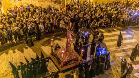 C&aacute;maras dentro del recorrido este Lunes Santo, en San Felipe Neri