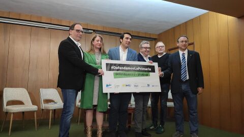 Rueda de prensa de los m&eacute;dicos asturianos en defensa de la Atenci&oacute;n Primaria