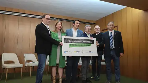 Rueda de prensa de los médicos asturianos en defensa de la Atención Primaria Rueda de prensa de los médicos asturianos en defensa de la Atención Primaria