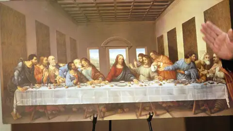 Cuadro de 'La última cena', de Leonardo Da Vinci Cuadro de 'La última cena', de Leonardo Da Vinci | Foto: William Thomas Cain/Getty Images