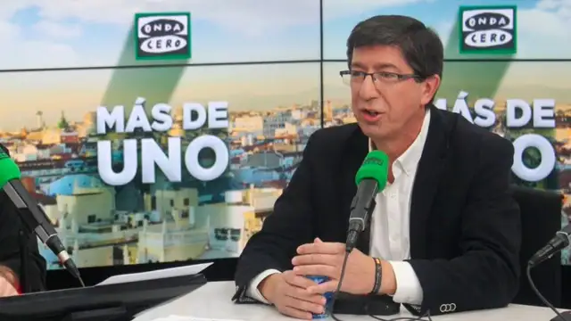 El vicepresidente de la Junta de Andalucía, Juan Marín El vicepresidente de la Junta de Andalucía, Juan Marín