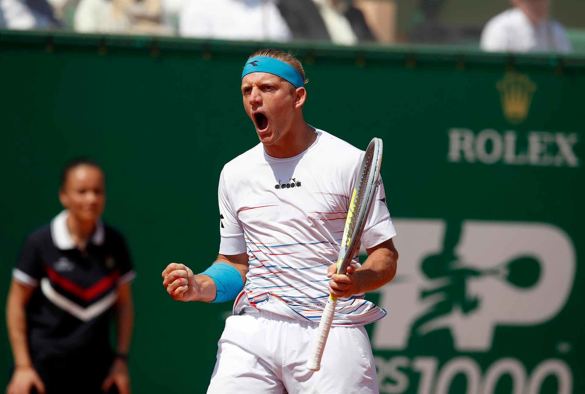 Davidovich gana a Dimitrov y jugará la final en Montecarlo Davidovich gana a Dimitrov y jugará la final en Montecarlo