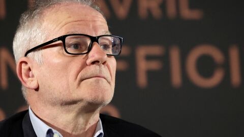 El director art&iacute;stico del Festival de Cannes, Thierry Fremaux, presenta la programaci&oacute;n de 2022