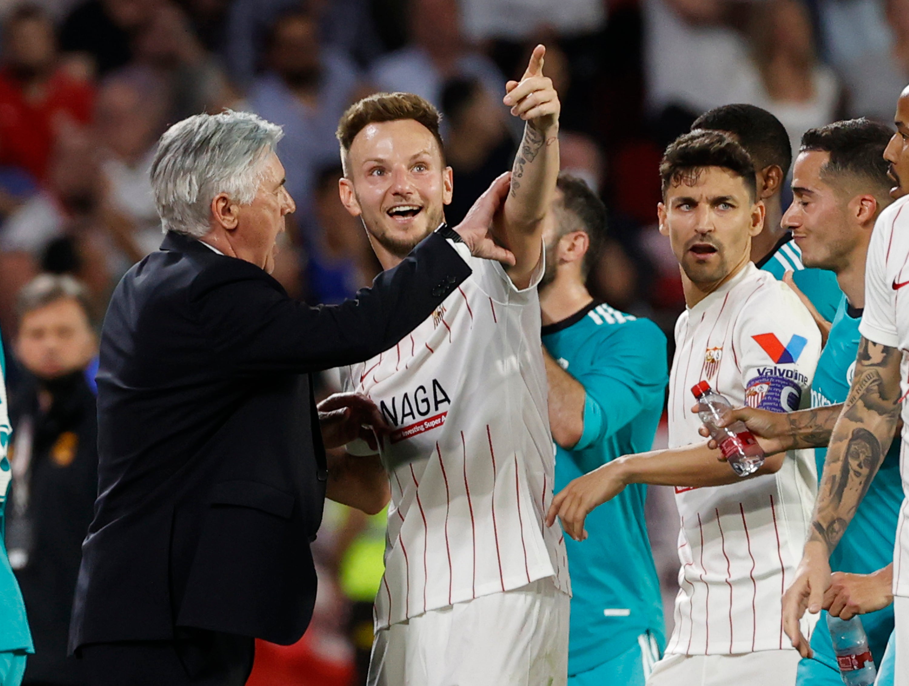 Rakitic: "La expulsión de Camavinga es clarísima" Rakitic: "La expulsión de Camavinga es clarísima"