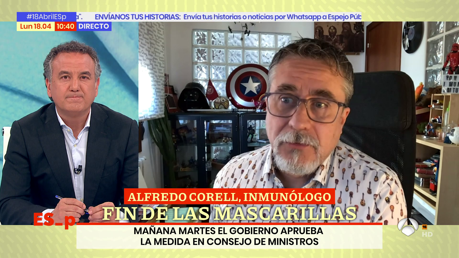 La advertencia del inmunólogo Alfredo Corell a las personas que tuvieron Covid en enero La advertencia del inmunólogo Alfredo Corell a las personas que tuvieron Covid en enero