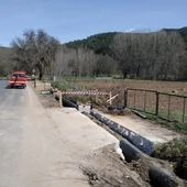 A Xunta traballos de seguridade viaria na estrada OU-112 ao seu paso por Laza A Xunta traballos de seguridade viaria na estrada OU-112 ao seu paso por Laza