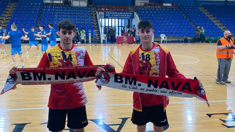 Jorge y Germán se proclaman subcampeones de España Balonmano Nava juvenil