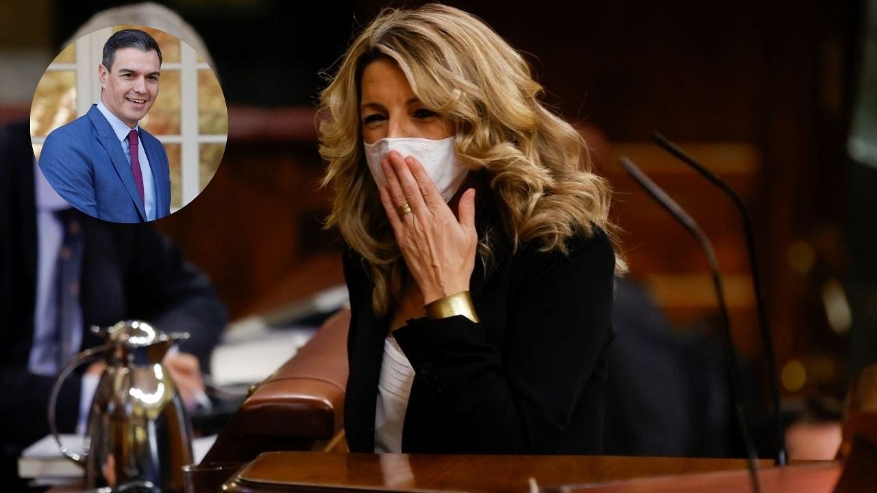 Yolanda Díaz se alía con Sánchez como frente común frente al PP y Vox Yolanda Díaz se alía con Sánchez como frente común frente al PP y Vox
