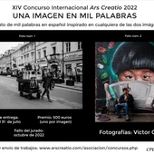 Ars Creatio convoca la decimocuarta edición de su concurso «Una imagen en mil palabras» Ars Creatio convoca la decimocuarta edición de su concurso «Una imagen en mil palabras»