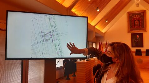 Boadella explica la actuación en el Barrio del Pilar Boadella explica la actuación en el Barrio del Pilar