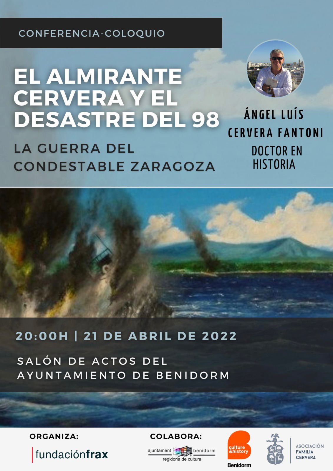 La Fundación Frax programa, para esta tarde, "El desastre del 68", una conferencia sobre la guerra de Cuba La Fundación Frax programa, para esta tarde, "El desastre del 68", una conferencia sobre la guerra de Cuba